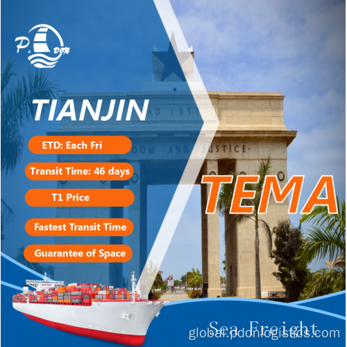 Sea Freight From Tianjin To Tema